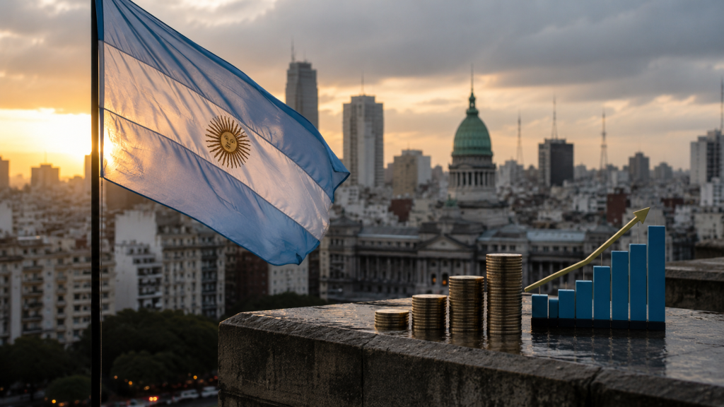 El riesgo país argentino toca su nivel más bajo de la era Milei tras el nuevo programa financiero